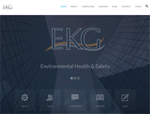 Tablet Screenshot of ekginc.com